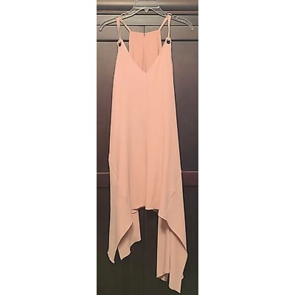 MSRP $65 NWT Adelyn Rae Pink Hankerchief Midi Dress Size M | SAME DAY SHIP - Picture 1 of 5